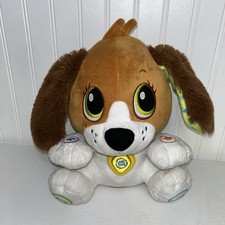 LeapFrog Speak Learn Puppy Dog Toy Talk Back Feature Ears Flap Up Down Video