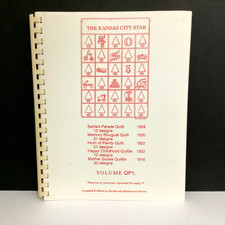 THE KANSAS CITY STAR QUILT PATTERN BOOK VOLUME QP1 VINTAGE 1988