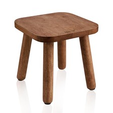 Small Wooden Step Stool NonSlip Foot Stool Adults Kids 300 Lbs Fits 9 Inch