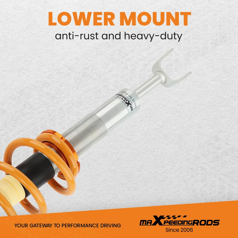 Combinés Filetés for VW Passat 3b2 3B3 3b5 3b5 3B6 Saloon Esate Amortisseur K - Photo 2/4