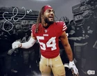 FRED WARNER SIGNED AUTOGRAPHED 11x14 PHOTO SAN FRANCISCO 49ERS BECKETT BAS COA