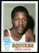 1973-74 Topps George Carter #191 Virginia Squires