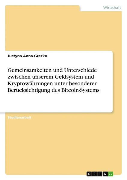 Gemeinsamkeiten Und Unterschiede Zwischen Unserem Geldsystem Und...-image