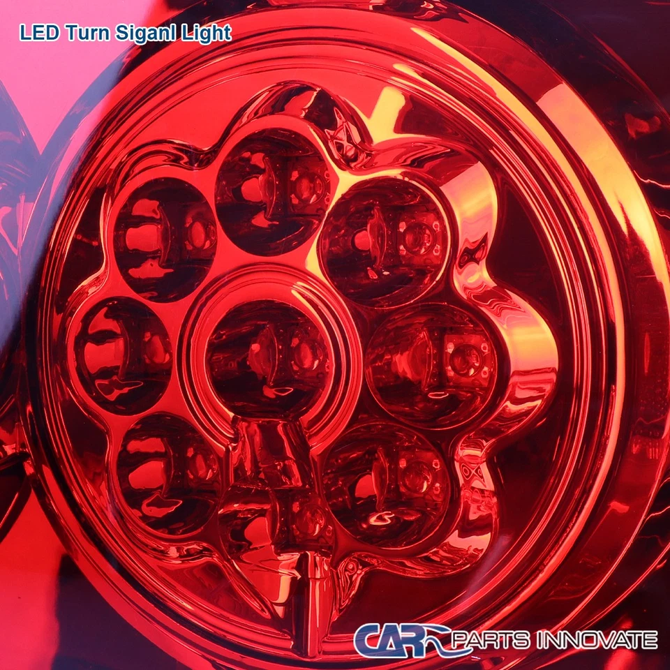 Fits 1991-1998 180SX RPS13 / 240SX S13 S14 JDM Red Full LED Tail Lights Lamps Foto 3 de 4