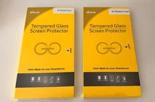 2 pack -JETech Screen Protector for iPhone 11 Pro Max(6,5) and iPhone 11(6,1)
