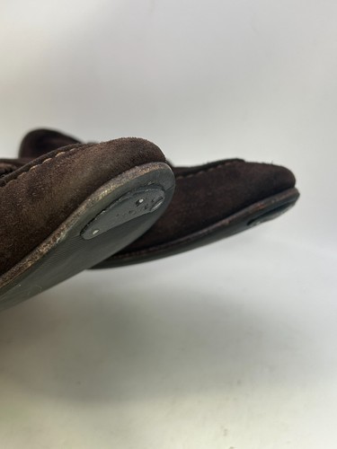 Suitsupply Brown Suede Tassel leather Loafers Dress Shoes Mens eu 43 us 10 uk 9 - Picture 15 of 16