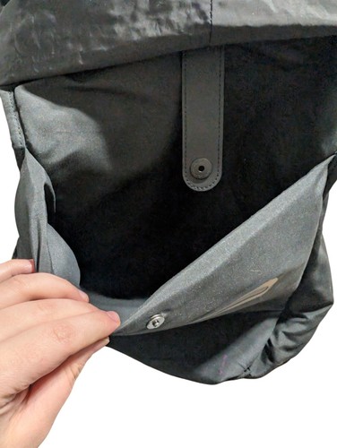 Mochila Adidas by Stella McCartney Cebra Nylon Negro Blanco Rayas Ajustable - Imagen 16 de 18