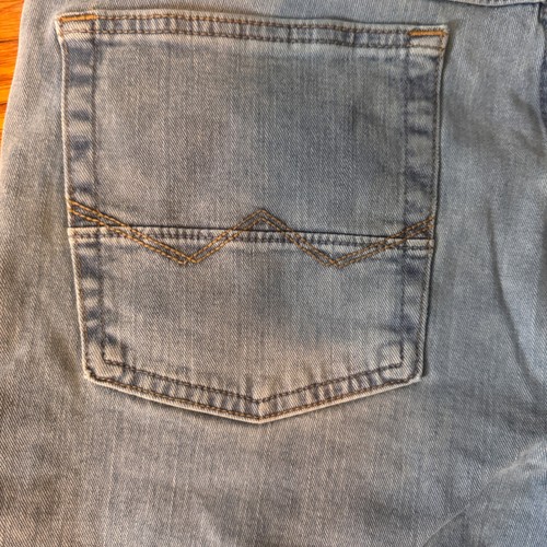 Wrangler Premium Qualität Slim Straight Jeans 36x32 Light Stretch Denim 92SSWWL - Bild 8 von 11
