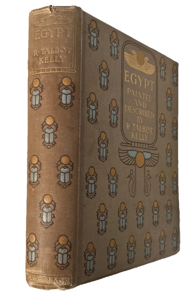 Egypt Painted & Described, R. Talbot Kelly 1902 SIGNED "Edition De Luxe" - VG - Image 2 of 4