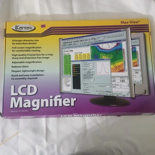 Kantek LCD Monitor Magnifier Filter For 22" Widescreen LCD Model MAG22WL