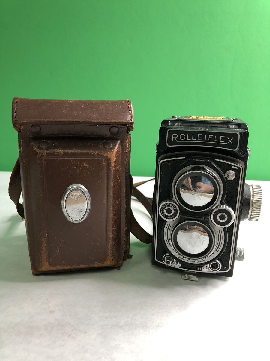 Vintage Rolleiflex Camera W/ Case Franke & Heidecke Vintage Rolleiflex Camera W/ Case Franke & Heidecke