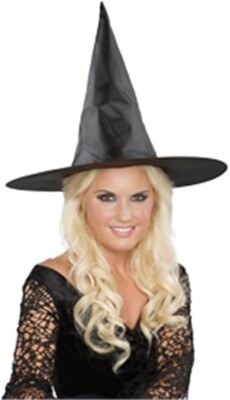 Adult Witch `18'' Hat Wicked West Salem Sisters Halloween Costume Hair Accessory