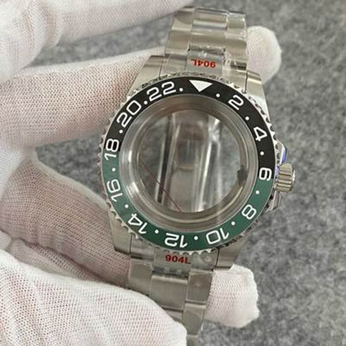 Synthetic Sapphire Mirror Back Case + Sand Strap + Ring for NH35/36 Movement - Picture 8 of 27