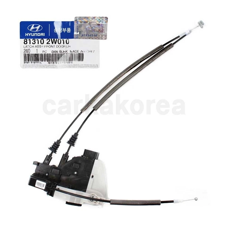 Actuador de cerradura de puerta delantera izquierda derecha genuino 2EA para HYUNDAI Santa Fe 2013-2018 Foto 2 de 4