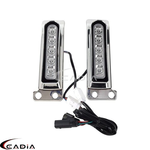 Alforja Relleno Inserto Soporte Luces LED Para Harley Road King Electra Glide - Imagen 3 de 11