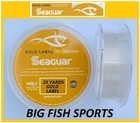 SEAGUAR GOLD LABEL FLUOROCARBON Leader 25YD YARDS PICK YOUR SIZE! SHIP TODAY!