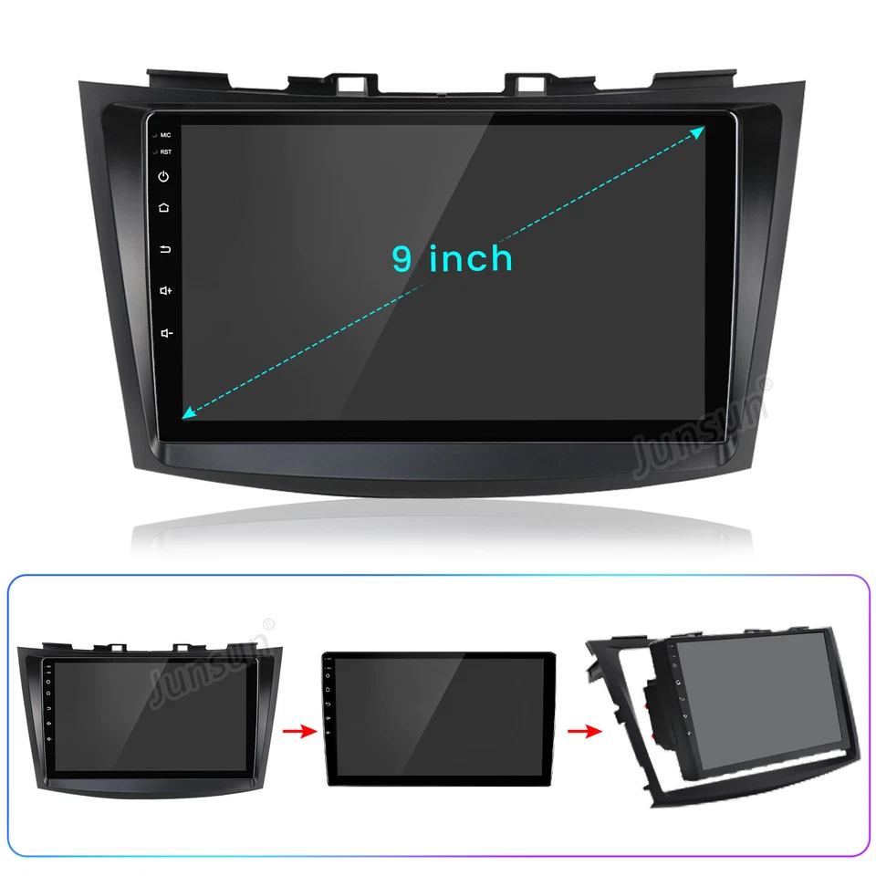 2+64G Android 13 CarPlay Car Stereo Radio For Suzuki Swift 2011-2017 GPS WIFI BT - Image 4 of 4