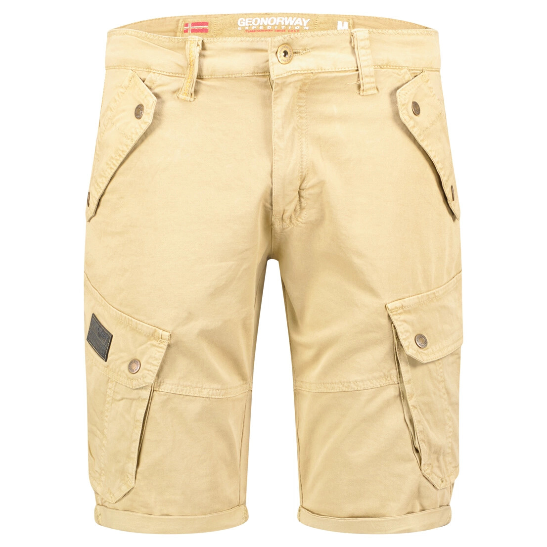 Шорты Geo Norway PRODOL Herren Бежевые бермуды из 100 хлопка Baumwolle SX1427H 8790₽