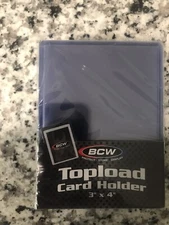 BCW card toploaders 3x4