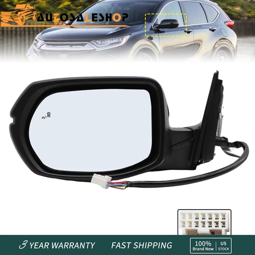 Heated Mirror w/ Blind Spot Detection for Honda CR-V 2017-2022 Driver Left Side