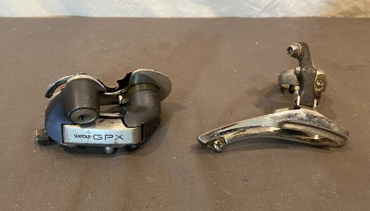 Vintage Suntour GPX Front/Rear Derailleurs Brakes Levers