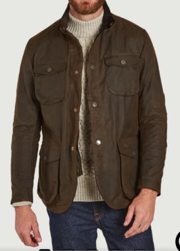 Barbour Ogston Waxed cotton jacket Size L - Bild 5 von 7