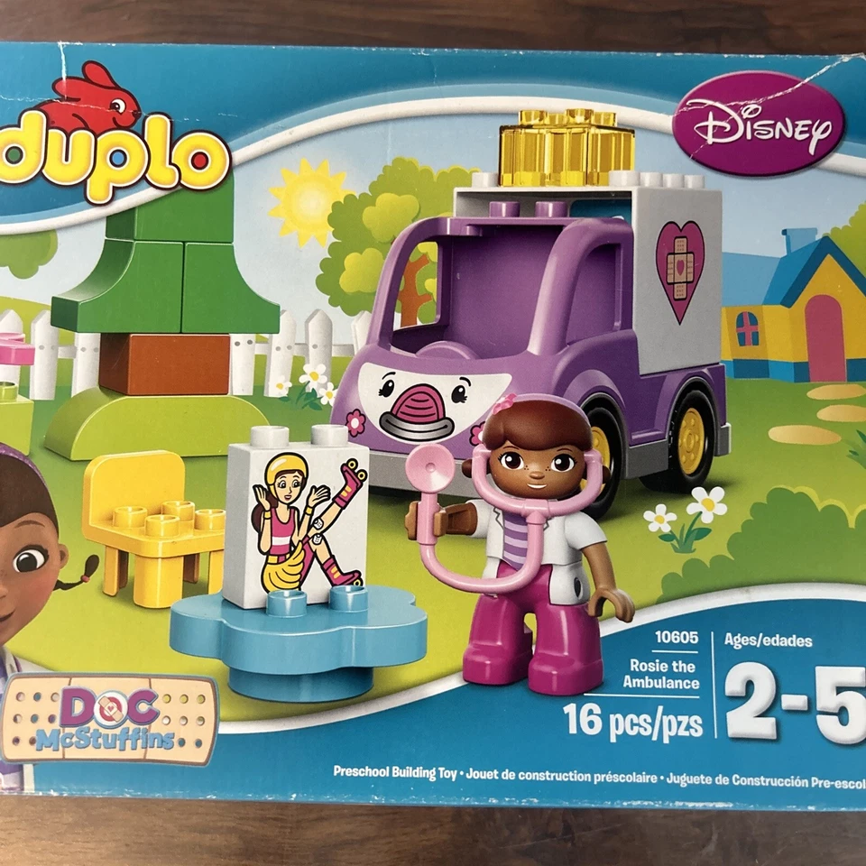 McStuffins Lego Duplo Disney Rosie The Ambulance Doc McStuffins 10605 New - Image 4 of 4