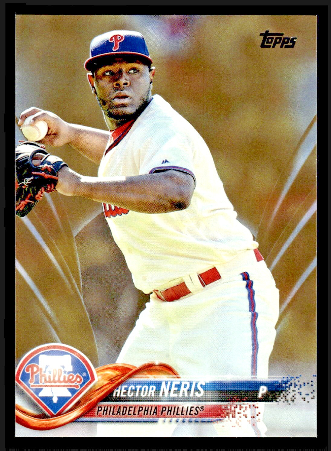 2018 Topps Hector Neris Gold #563 -/2018 - Philadelphia Phillies