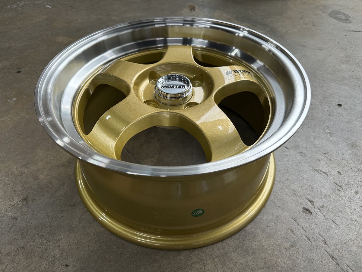 New 15x7 JS Work Meister S1 (4 Wheel) 4x100 fit HONDA TOYOTA