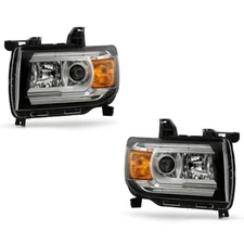 Halogen Headlight For 2015-2022 GMC Canyon LED DRL Projector Left & Right 1 Pair