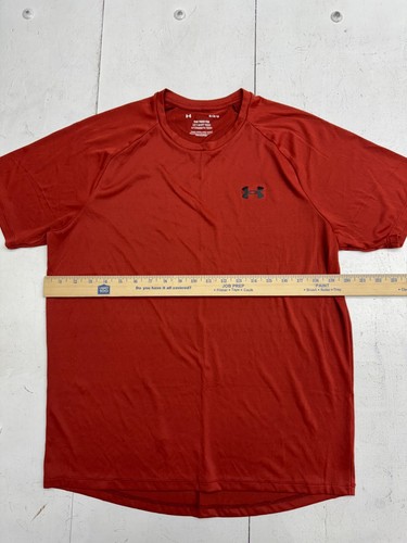 Under Armour Red Short Sleeve Tech T Shirt Mens Size Medium - Picture 5 of 5