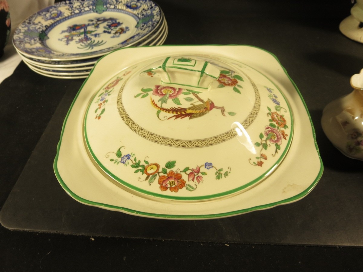 英国製   【covered vegetable】 Antique Covered Vegetable Bishop China Made in England | eBay