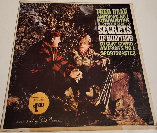 Fred Bear Secrets Of Hunting 1968 Bear Archery 863B-2000 Education EX