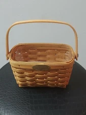 Longaberger 2002 Dresden Basket and Liner