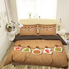 3D Christmas Xmas Pendant 7 Bed Pillowcases Quilt Duvet Cover Set Single King UK