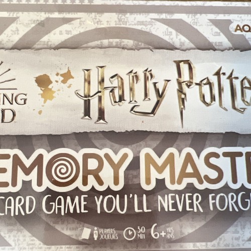 Wizarding World of Harry Potter MEMORY MASTER A Card Game You Never Forget, NEW - Picture 5 of 5