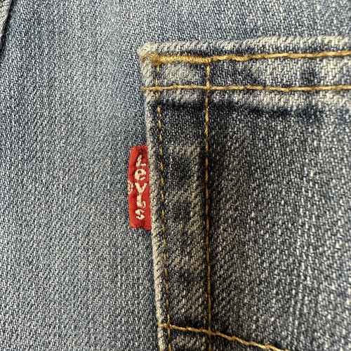 Levi's 550 Denim Relaxed Blue Jeans Youth Size 16 REG 28x28 Blue Pockets Zip Fly - Picture 12 of 13