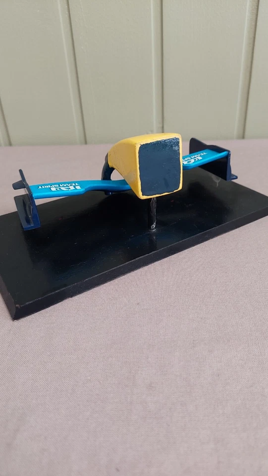 aileron avant F1 team Spirit Imode fait main sur support de 19cm - Photo 4/4