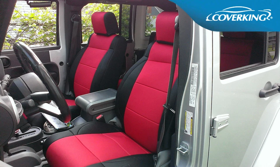 Fundas de asiento delanteras Toyota 4Runner Coverking Neosupreme ajuste personalizado Foto 4 de 4