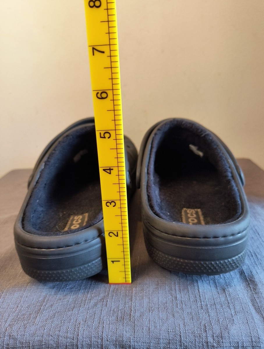 crocs 16244 Black Lined Clogs Men\'s Size 10 Women\'s 12 Dual Comfort Classic crocs 16244 Black Lined Clogs Men main image 2
