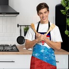 England Euro's Retro Football Shirts Patchwork Design Showerproof Apron