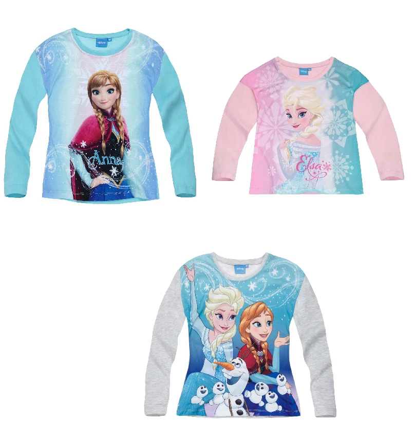 Disney Eiskönigin Frozen Elsa Anna Olaf Langarmshirt Shirt Pullover - Bild 1 von 1