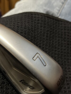 クラブ PING i210 #7 Nice Left Hand Ping I210 7 Iron Demo Fitting Black Dot Alta Cb