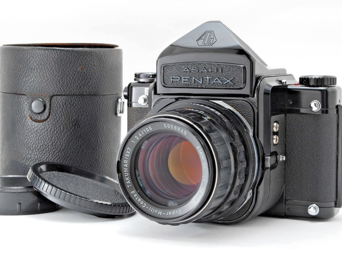 EXC+5] Pentax 67 Mirror Up Eye Level SMC Takumar 105mm f2.4