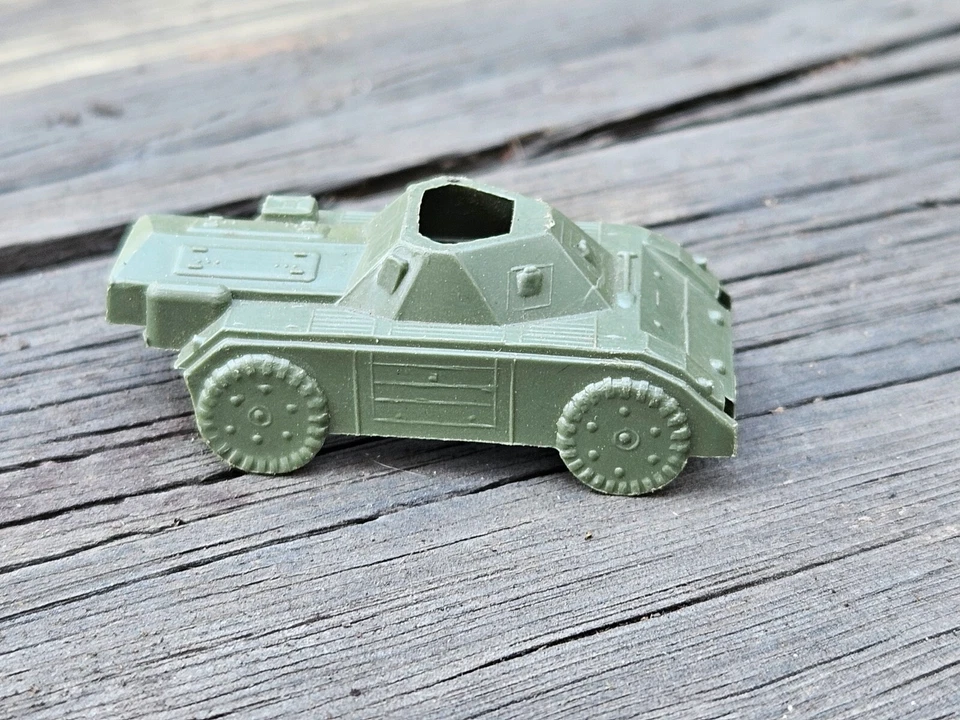 Mini vehículo militar MPC de colección Segunda Guerra Mundial juguete de plástico hurón de Gran Bretaña Foto 4 de 4