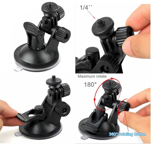 Car Phone Mount - Cell Phone Holder for Car Windshield for iPhone X 8 8 Plus - Picture 4 of 8