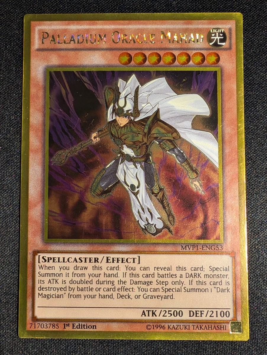 Yugioh - Palladium Oracle Mahad MVP1-ENG53 1st Edition Gold Rare