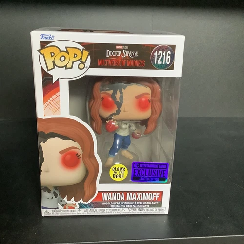 Doctor Strange in the Multiverse of Madness Wanda GITD Funko Pop With Protector