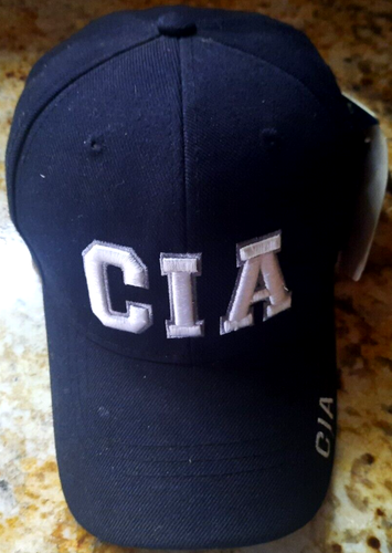 CAPPELLO VINTAGE CIA SPECIALE AGENTE SPECIALE NERO REGOLABILE SPEDITO IN SCATOLA - Foto 2 di 8