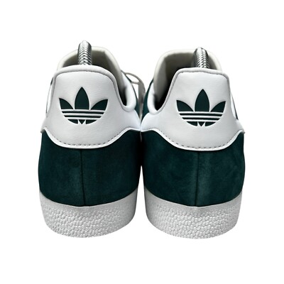 Adidas Gazelle Mystery Green White Gold Shoes JH5383 Men display picture 3